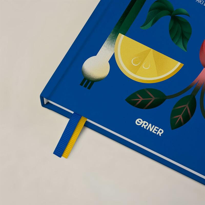 Кулінарний блокнот Orner Улюблені рецепти, синій (orner-3424)