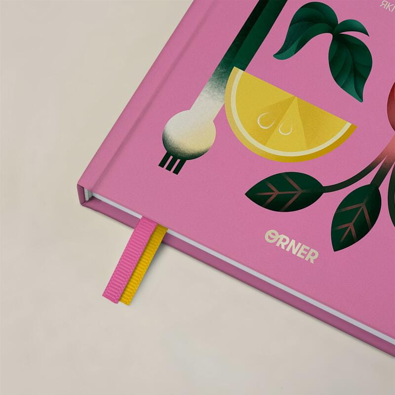 Кулінарний блокнот Orner Улюблені рецепти, рожевий (orner-3425)