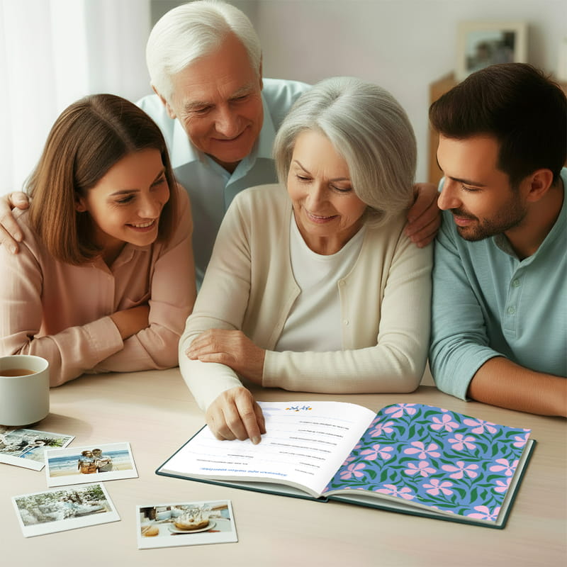 Книга спогадів Orner Історії мого дідуся, зелений (orner-3502)