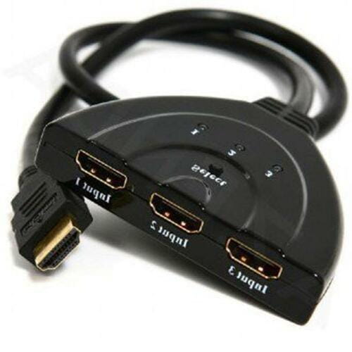 Photos - Cable (video, audio, USB) Cablexpert Перемикач HDMI-інтерфейсу  HDMI - 3хHDMI V 1.4 , 0.5 м, чор (M/F)