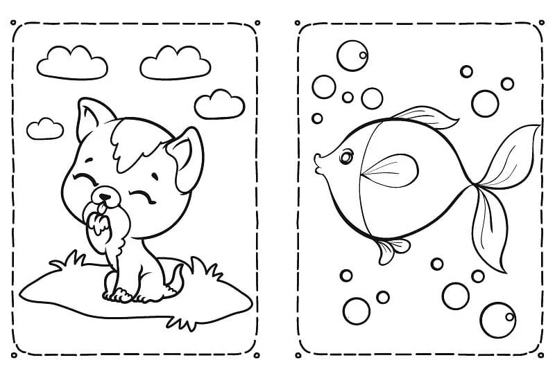 Розмальовка Кумедні малюки