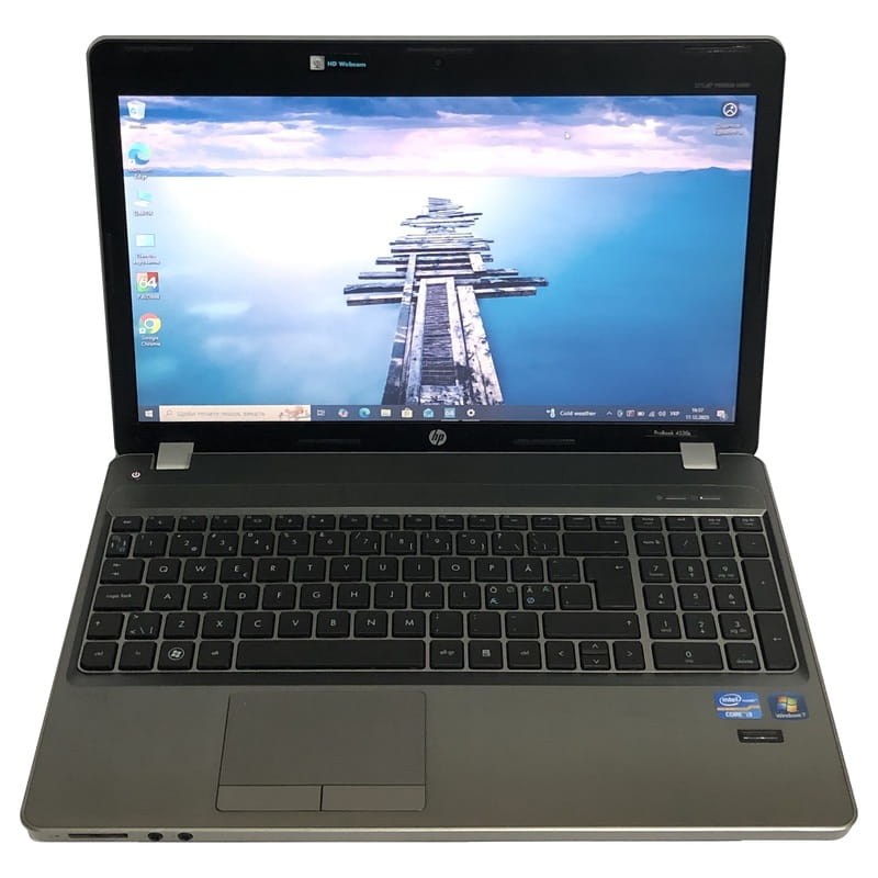 Ноутбук HP ProBook 4530s / 15.6" (1366x768) / i3-2350M / 8GB / 320GB HDD / Win10Pro / сканер отпечатка - Б/у
