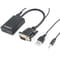 Фото - Адаптер Cablexpert HDMI - VGA (F/M), 0.15 м, Black (A-VGA-HDMI-01) | click.ua