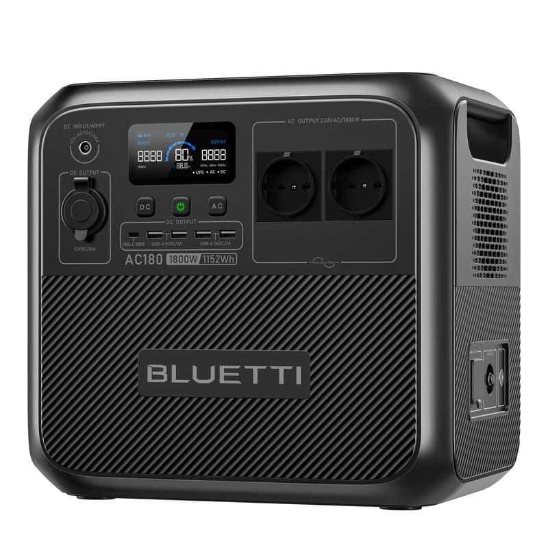 Зарядна станція Bluetti AC180 1152Wh 320000mAh 1800W (PB931491)