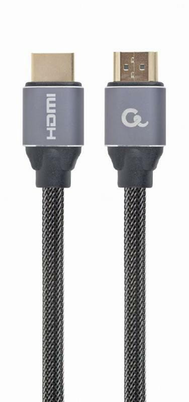 Кабель Cablexpert HDMI - HDMI V 2.0 (M/M), 3 м, чорний/сірий (CCBP-HDMI-3M) коробка