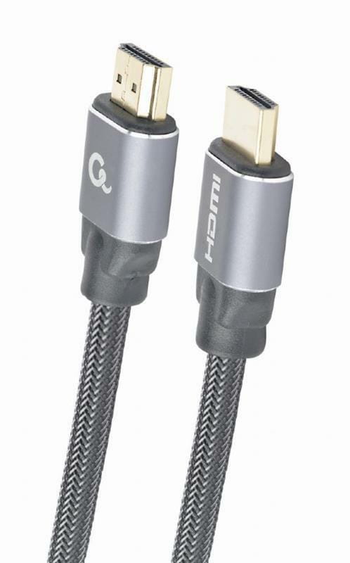 Кабель Cablexpert HDMI - HDMI V 2.0 (M/M),  3 м, черный/серый (CCBP-HDMI-3M) коробка