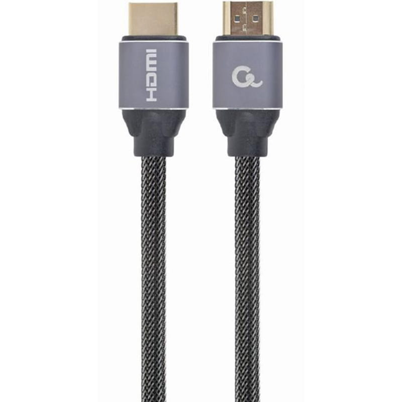 Кабель Cablexpert HDMI - HDMI V 2.0 (M/M),  3 м, черный/серый (CCBP-HDMI-3M) коробка