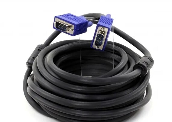 Кабель Atcom (9151) VGA-VGA HD15M/HD15M с 2-мя фер. кольцами, 10м