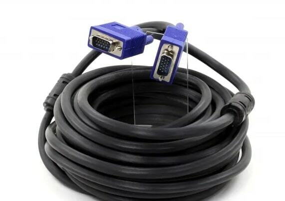 Кабель Atcom (9151) VGA-VGA HD15M/HD15M с 2-мя фер. кольцами, 10м