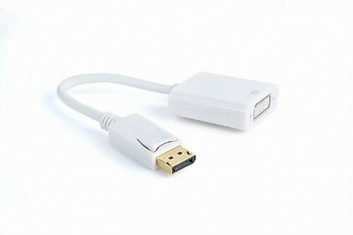 Photos - Cable (video, audio, USB) Cablexpert Адаптер  DisplayPort - DVI , 0.1 м, білий (A-DPM-DVIF-002-W (M/F)