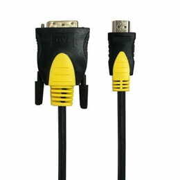 Кабель Maxxter (CCBP-HDMI-DVI-1.8) HDMI-DVI, 1.8м, позолоч., черный