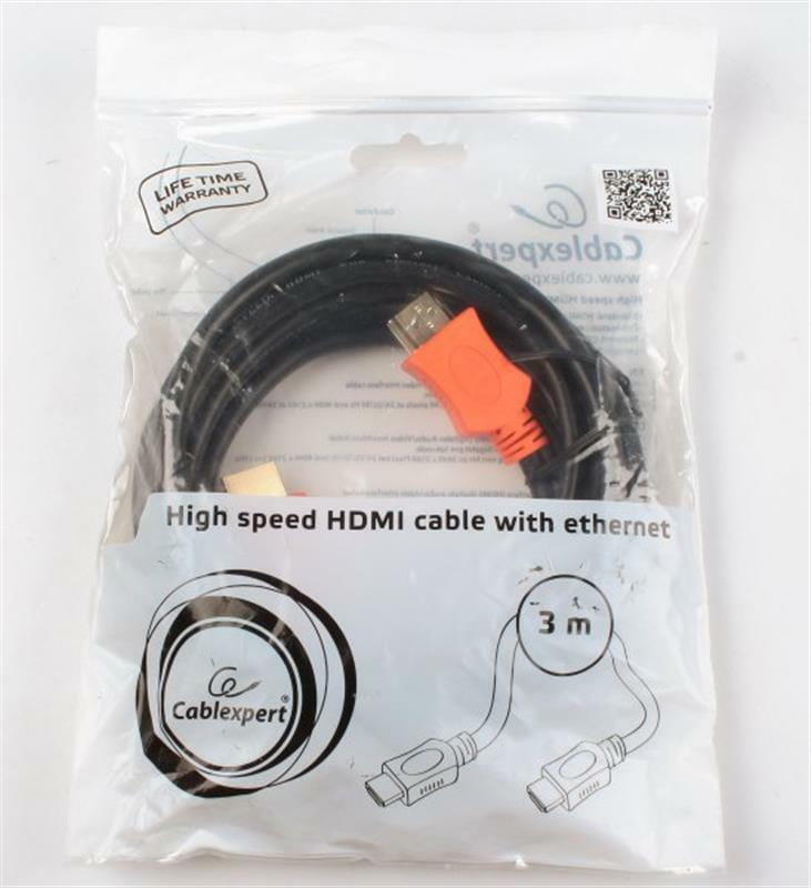 Кабель Cablexpert (CC-HDMI4L-10) HDMI-HDMI v.2.0, вилка/вилка 3м Black