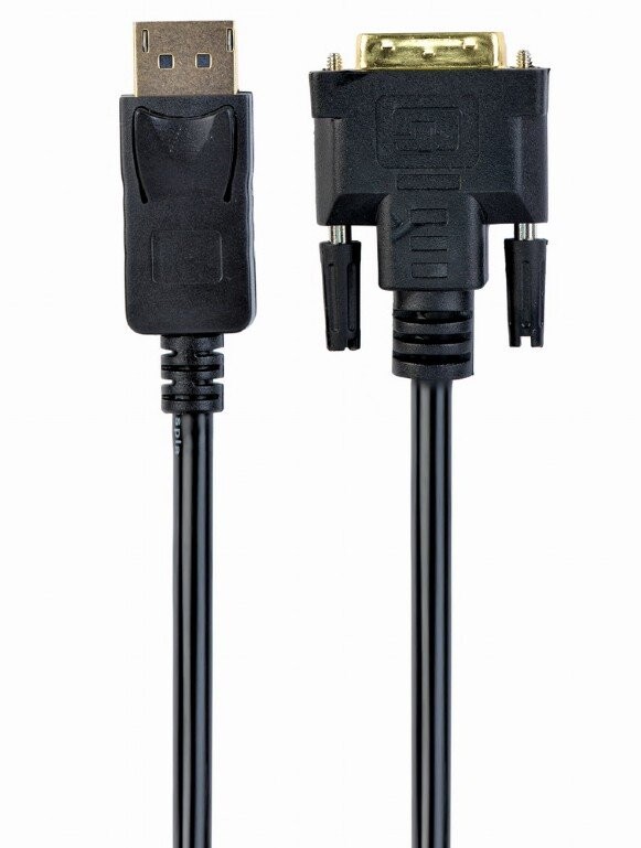 Кабель Cablexpert DisplayPort - DVI (М/М), 3 м, черный (CC-DPM-DVIM-3M)