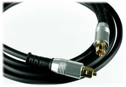 Купити Кабель оптоволоконний Atcom Toslink - Toslink (M/M), 1.8 м, чорний (10703) пакет Кабель оптоволоконний Atcom Toslink - Toslink (M/M), 1.8 м, чорний (10703) пакет