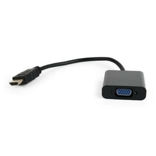 Фото - Кабель Cablexpert Адаптер  HDMI - VGA V 1.4 (M/F), 0.15 м, чорний  (A-HDMI-VGA-04)