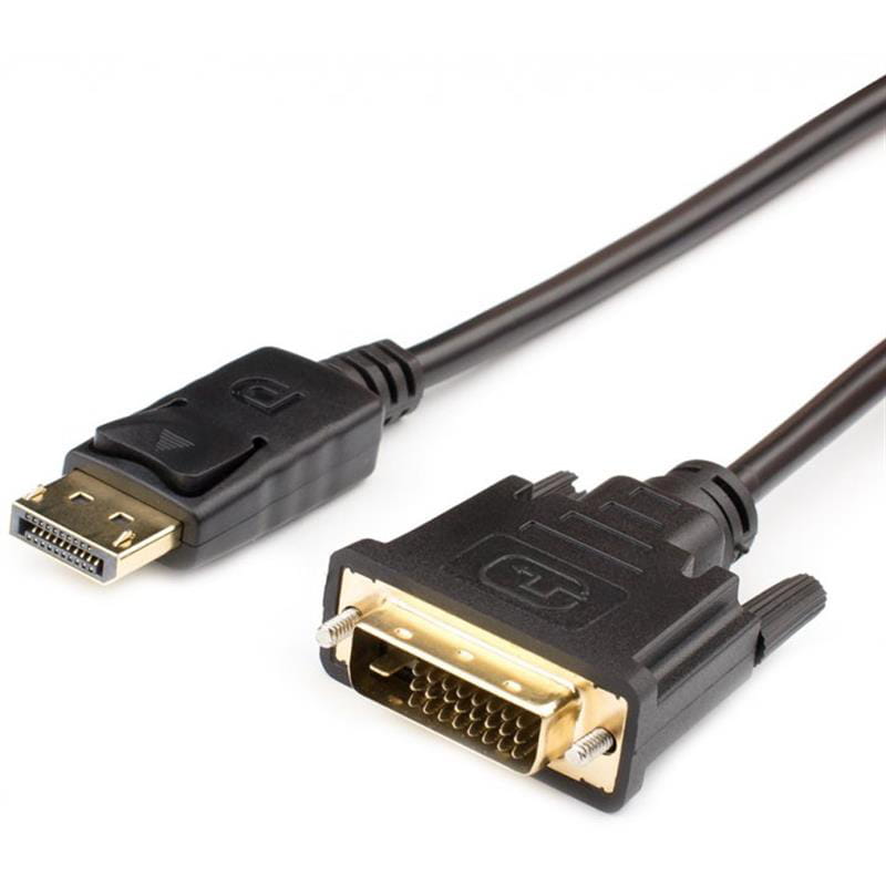 Кабель Atcom DisplayPort - DVI (M/M), 1.8 м, черный  (9504)