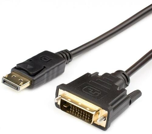Фото - Кабель ATCOM   DisplayPort - DVI (M/M), 1.8 м, чорний  9504 (9504)