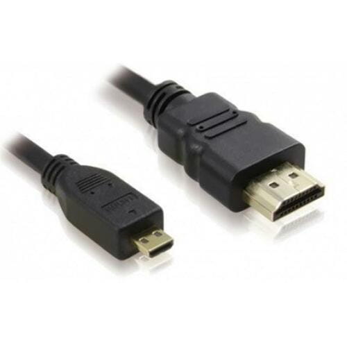 Photos - Cable (video, audio, USB) ATCOM Кабель  HDMI - microHDMI  (M/M), 2 м, чорний (15268) блістер (type D)