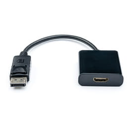 Перехідник Atcom DisplayPort - HDMI (M/F), 0.1 м, Black (16852)