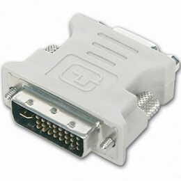Адаптер Cablexpert DVI - VGA (M/F), White (A-DVI-VGA)