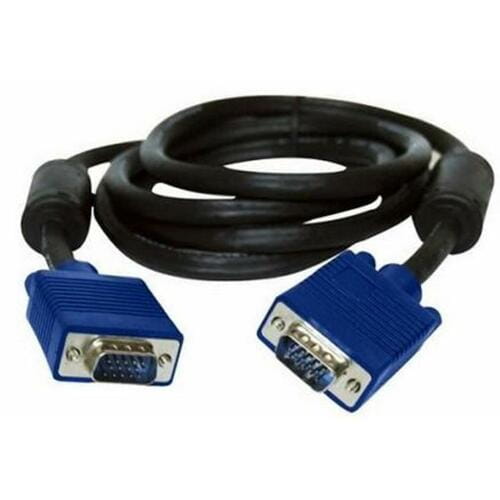 Photos - Cable (video, audio, USB) ATCOM Кабель  VGA - VGA , HD15, 1080p, з 2-ма фер. кільцями, 1.8 м, чо (M/M)