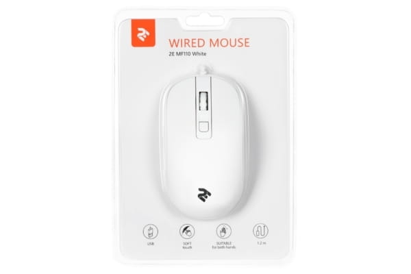 Мышь 2E MF110 White (2E-MF110UW) USB_