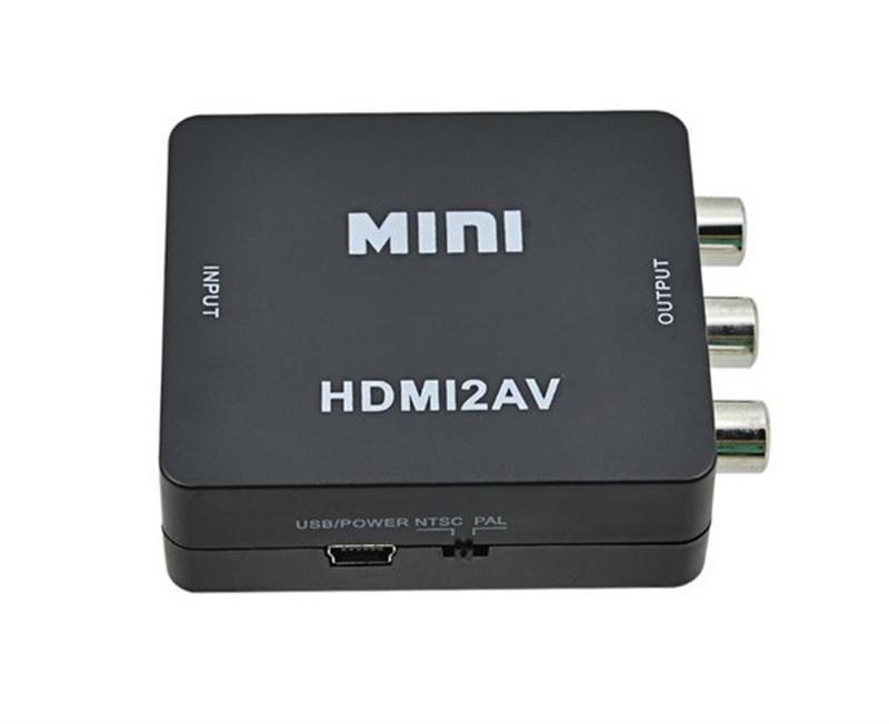 Адаптер STLab (U-995) HDMI-AV/RCA/CVBS, 0.15м, чорний