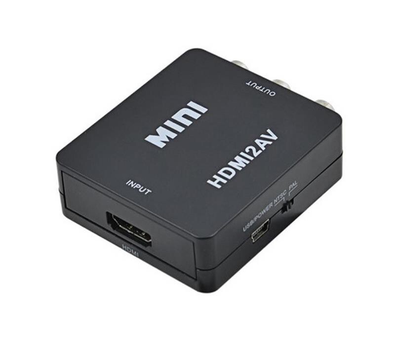 Адаптер STLab (U-995) HDMI-AV/RCA/CVBS, 0.15м, чорний