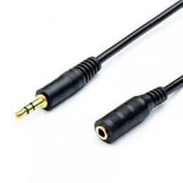 Аудіо-кабель Atcom (16847) mini-jack 3.5мм(M)-mini-jack 3.5мм(F) 1,8м пакет (Подовжувач)