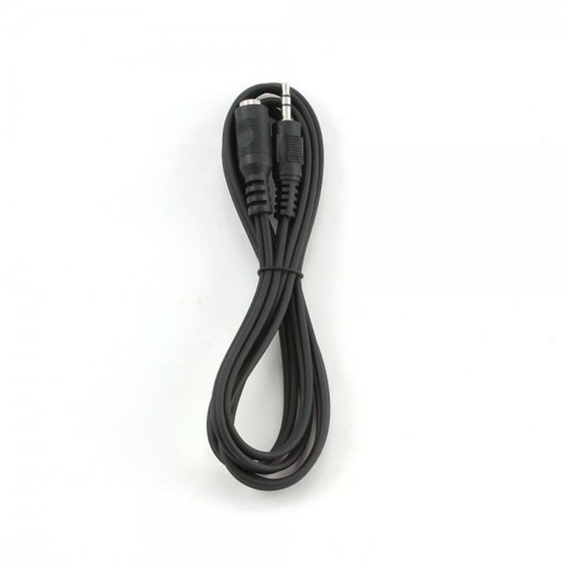 Аудіо-кабель Cablexpert 3.5 мм - 3.5 мм (M/F), 2 м, чорний (CCA-423-2M)