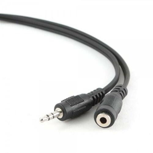 Photos - Cable (video, audio, USB) Cablexpert Аудіо-кабель  3.5 мм - 3.5 мм (M/F), 2 м, чорний  CC (CCA-423-2M)