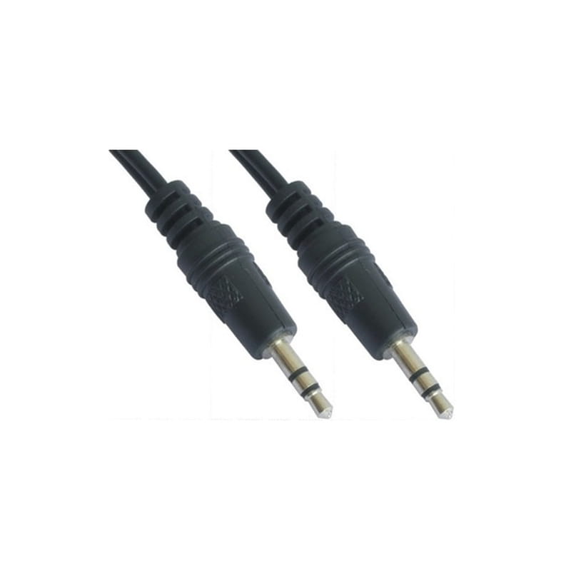 Аудіо-кабель Atcom 3.5 мм - 3.5 мм (M/M), 3 м, Black (17436) пакет
