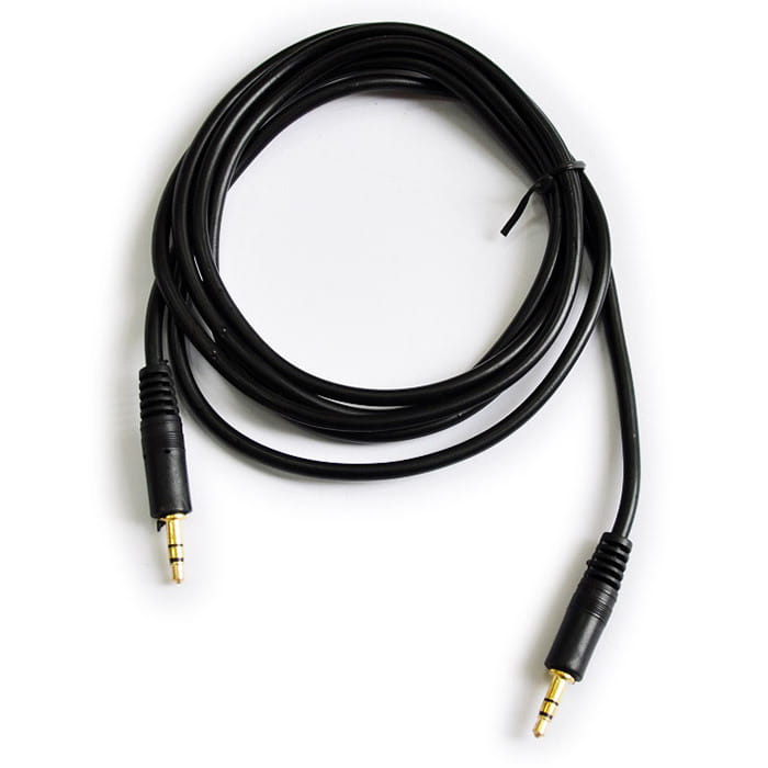 Аудио-кабель Atcom 3.5 мм - 3.5 мм (M/M), 1.8 м, черный (17435) пакет