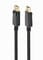 Фото - Кабель Cablexpert DisplayPort - DisplayPort V 1.2 (M/M), 1.8 м, чорний (CC-DP2-6) | click.ua