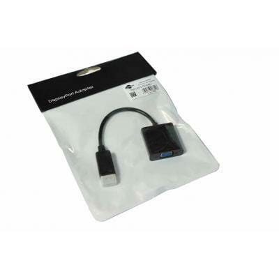 Переходник Atcom DisplayPort - VGA (M/F), 0.1 м, Black (16851)