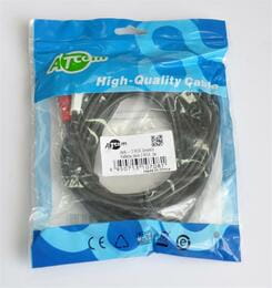 Аудио-кабель Atcom (10708) mini-jack 3.5мм(M)-2xRCA-тюльпан(M) 3м пакет