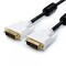 Фото - Кабель Atcom DVI - DVI (M\M), 1.8 м, черно-белый (8057) | click.ua
