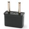 Фото - Адаптер PowerPlant US - EU Black (DV00DV0022) | click.ua