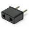 Фото - Адаптер PowerPlant US - EU Black (DV00DV0022) | click.ua