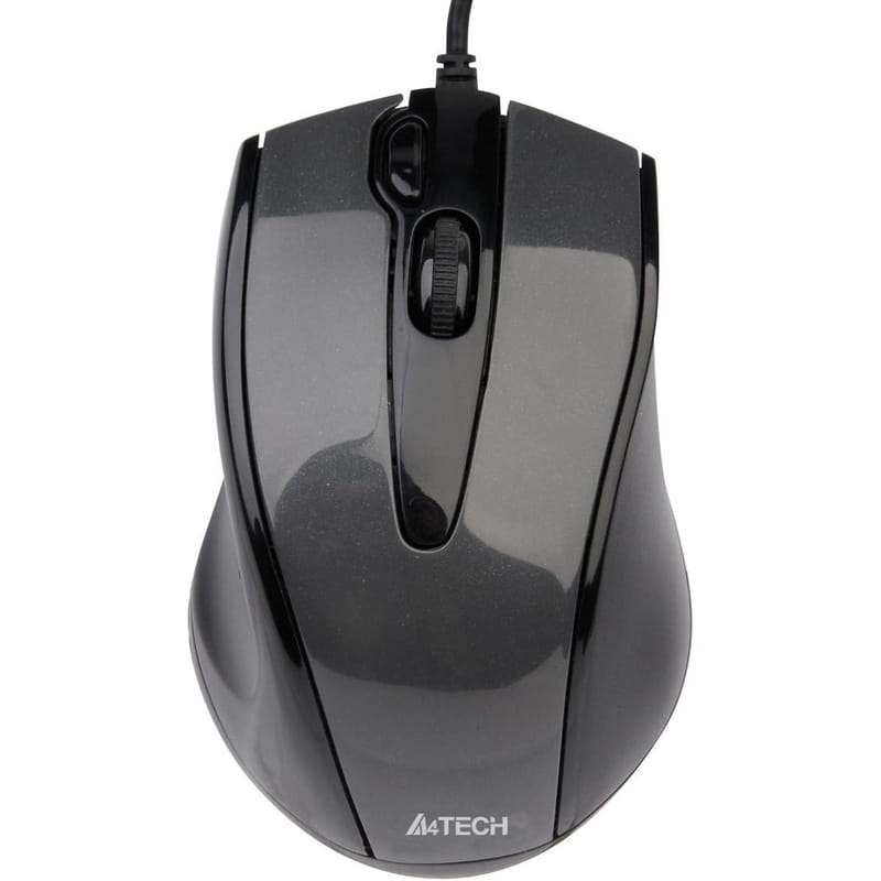 Мышь A4Tech N-500F-1 Glossy Grey V-Track