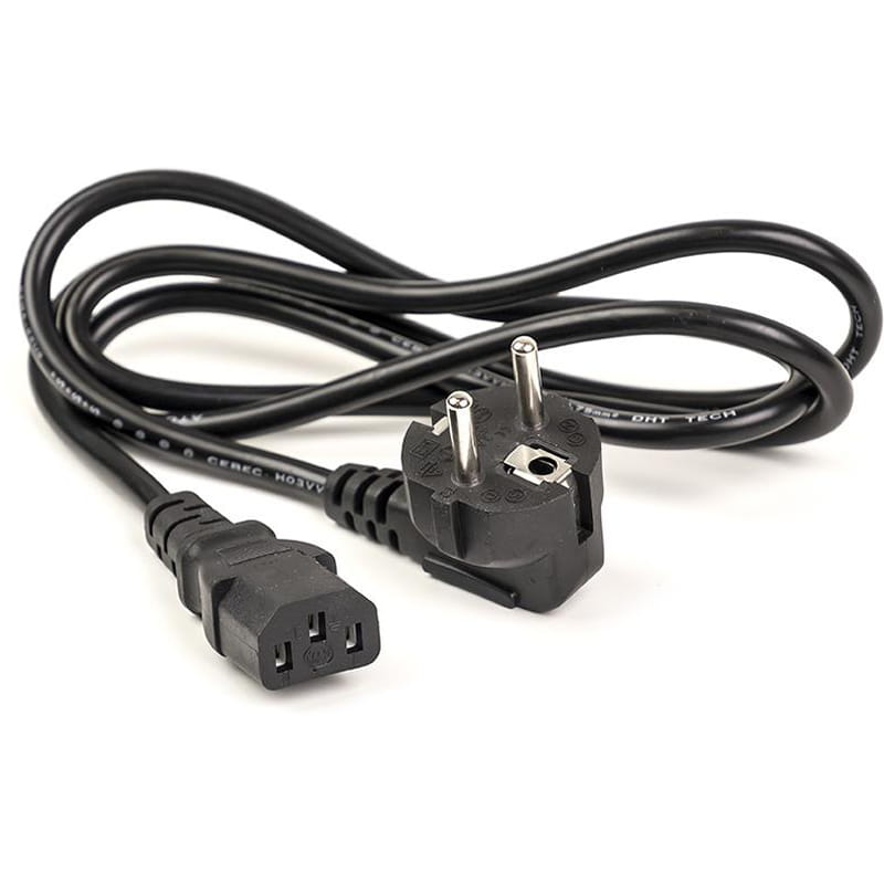 Кабель питания PowerPlant (CA910656) CEE7/7-C13, 1.8м