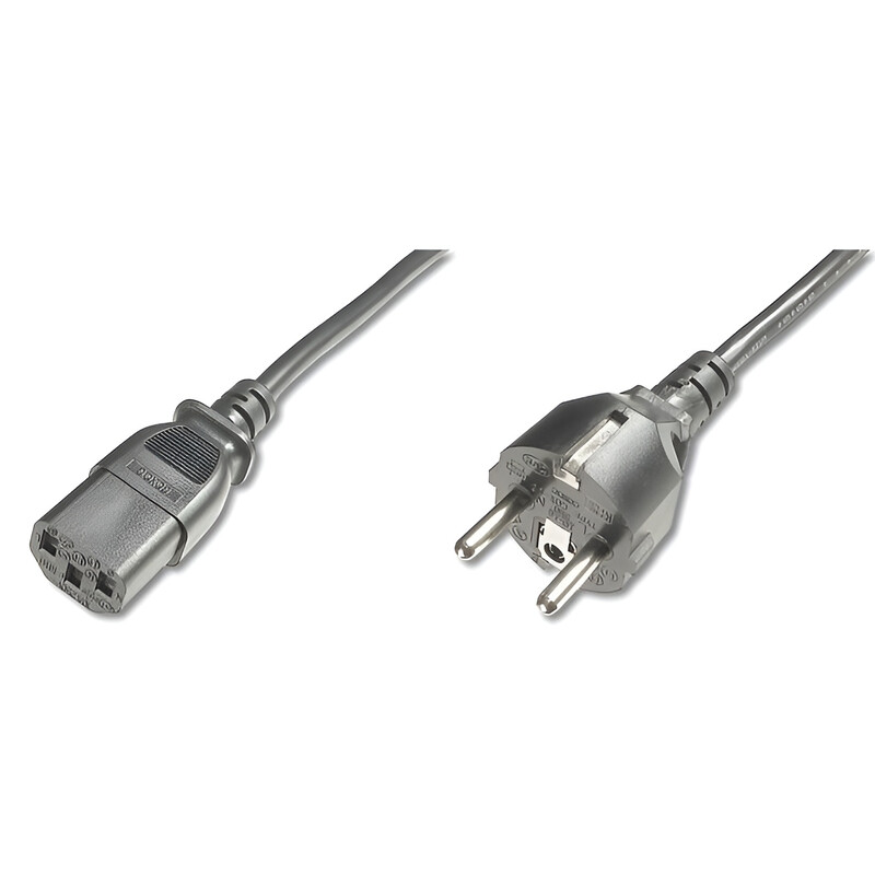 Кабель живлення Digitus (AK-440101-018-S) CEE7/7-C13, 1.8м