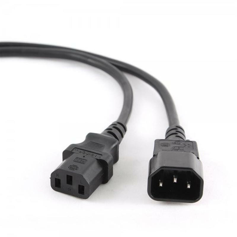 Кабель силовой Cablexpert PC-189-VDE-3M (С13-С14), VDE, черный, 3м