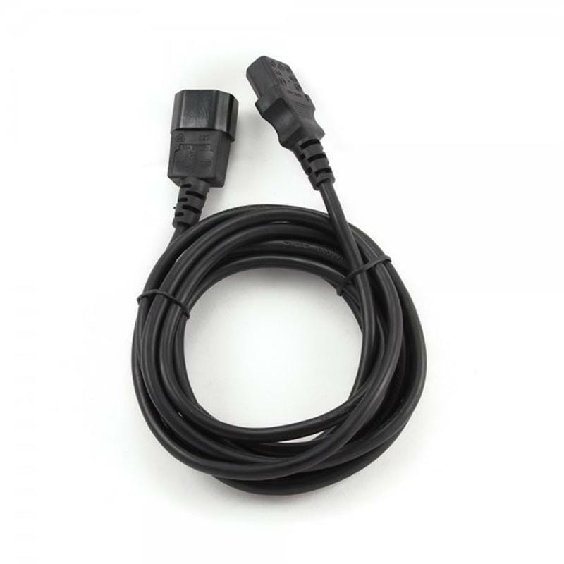 Кабель силовой Cablexpert PC-189-VDE-3M (С13-С14), VDE, черный, 3м