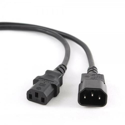 Photos - Cable (video, audio, USB) Cablexpert Кабель силовий  PC-189-VDE-3M , VDE, чорний, 3м (С13-С14)