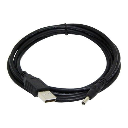 Фото - Кабель Cablexpert  живлення   USB-3.5мм, 1.8м, чорний CC-USB (CC-USB-AMP35-6)