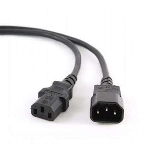 Photos - Cable (video, audio, USB) Cablexpert Кабель силовий  PC-189-VDE , VDE, чорний, 1.8м (С13-С14)