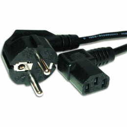 Кабель питания для ПК угловой Atcom (15270) 0,75 мм CEE 7/7- IEC C13, 1.8 м