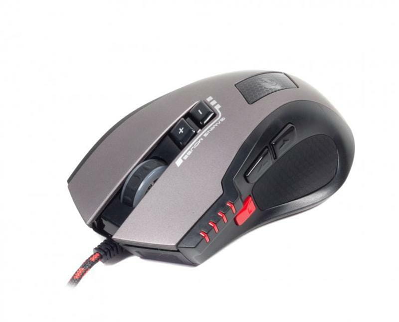 Мышь Gembird MUSG-004 Black, Grey USB