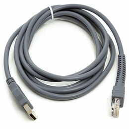 Кабель PowerPlant Coilded RJ45 to RS232 USB (CA911905), 1 м, серый